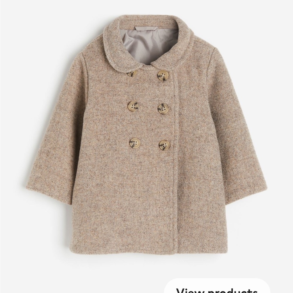H&M toddler wool-blend coat, NWT, so adorable!!
